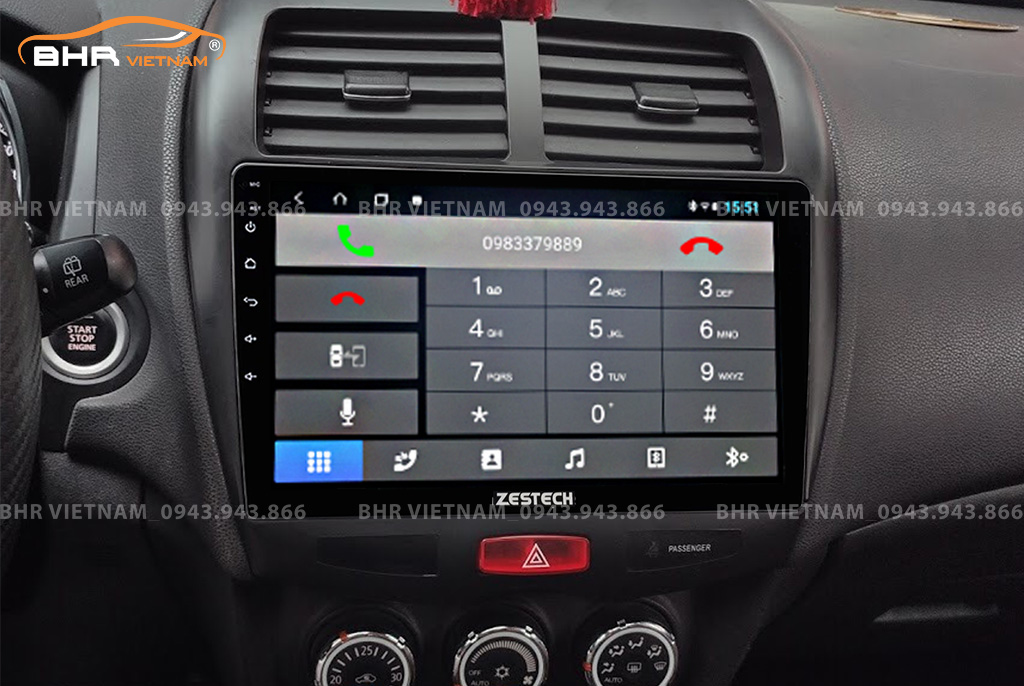 Kết nối điện thoại trên màn hình Zestech Z500 Mitsubishi Outlander Sport 2013 - 2016
