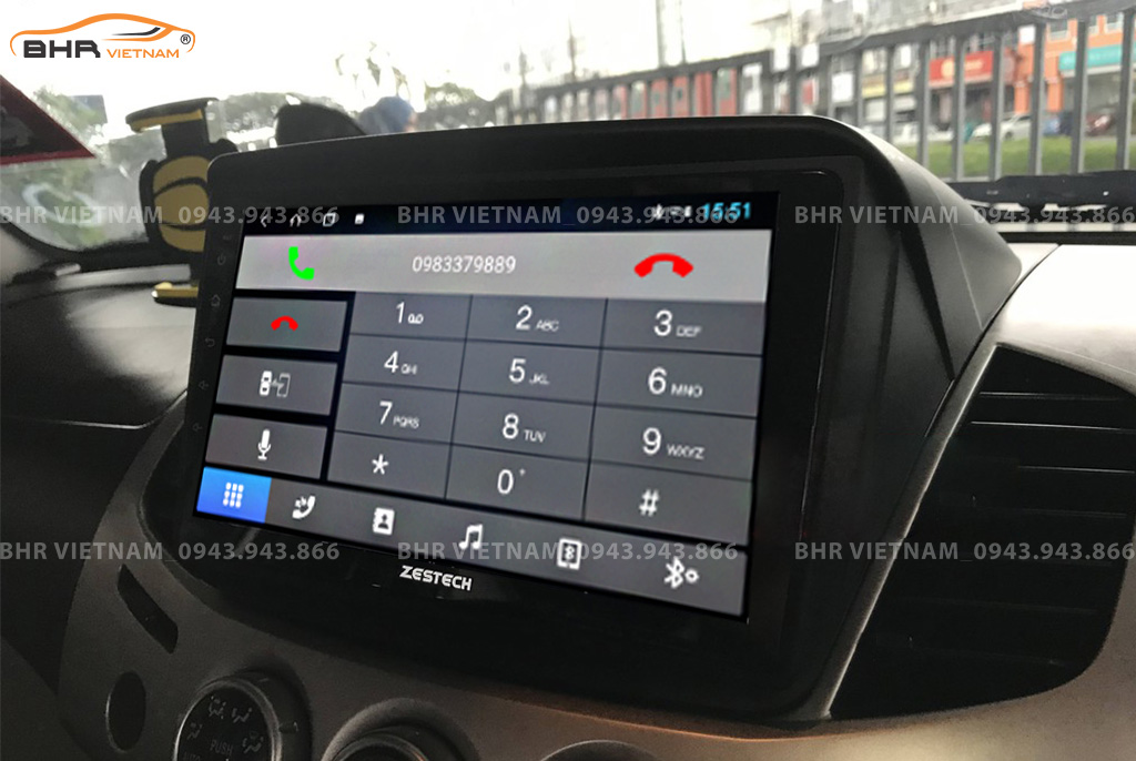 Kết nối điện thoại trên màn hình Zestech Mitsubishi Triton 2005 - 2015