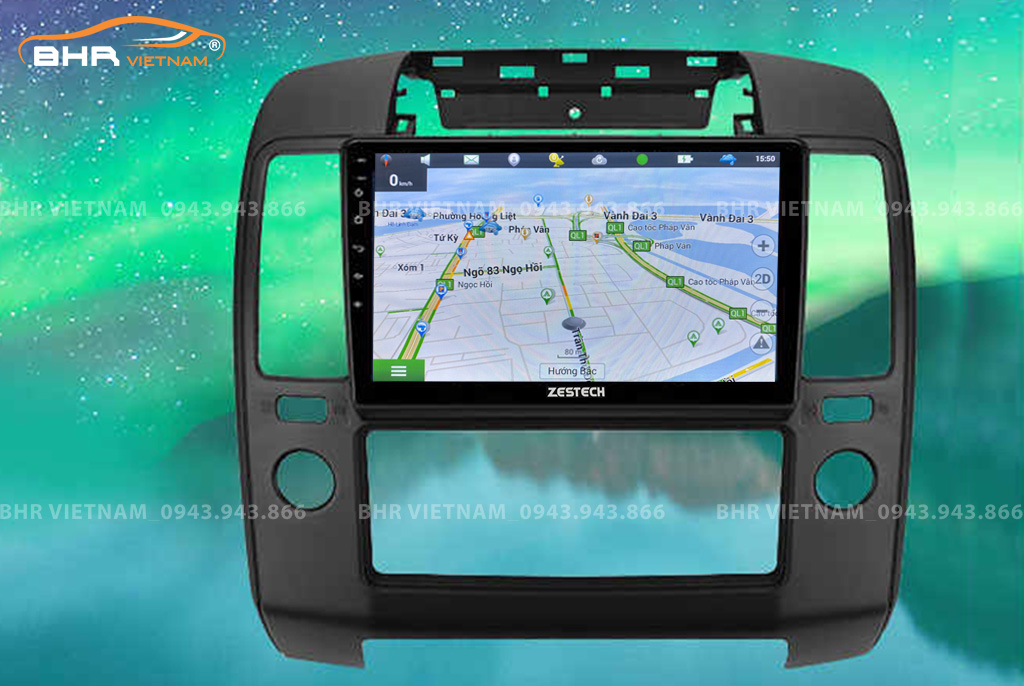 Bản đồ chỉ đường thông minh: Vietmap, Navitel, Googlemap trên Zestech Z500 Nissan Navara 2010 - 2015
