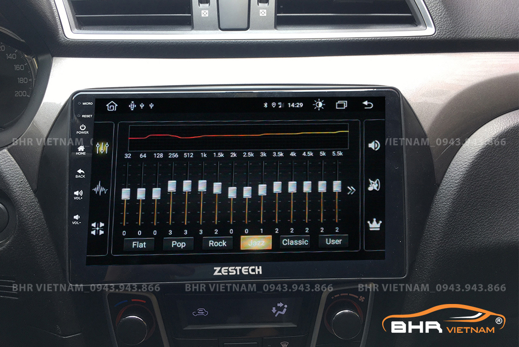 Trải nghiệm âm thanh DSP 8 kênh trên màn hình Zestech Z500 Suzuki Ciaz 2016 - nay