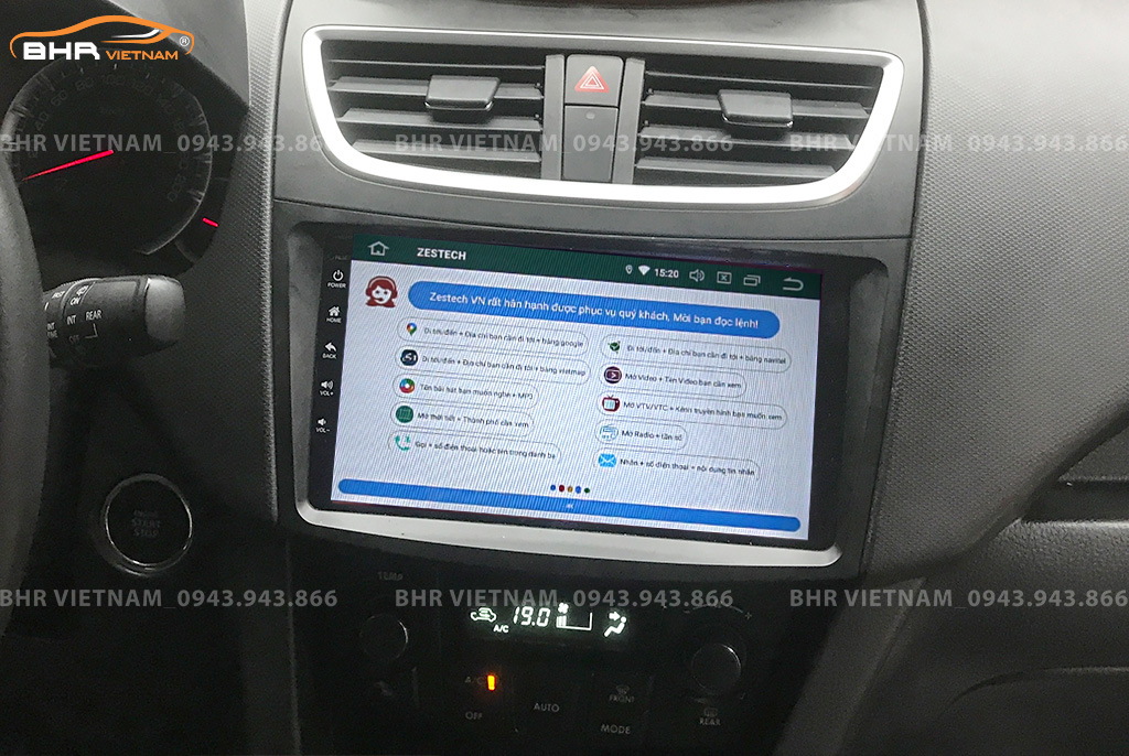 Điều khiển bằng giọng nói thông minh màn hình Zestech Z500 Suzuki Swift 2014 - 2018