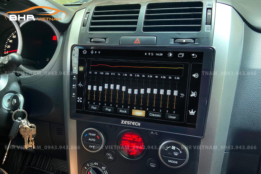 Trải nghiệm âm thanh DSP 8 kênh trên màn hình Zestech Z500 Suzuki Vitara 2008 - 2014