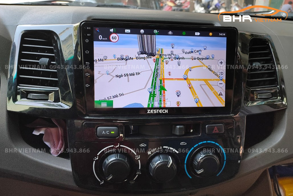Bản đồ chỉ đường thông minh: Vietmap, Navitel, Googlemap trên Zestech Z500 Toyota Hilux 2005 - 2015