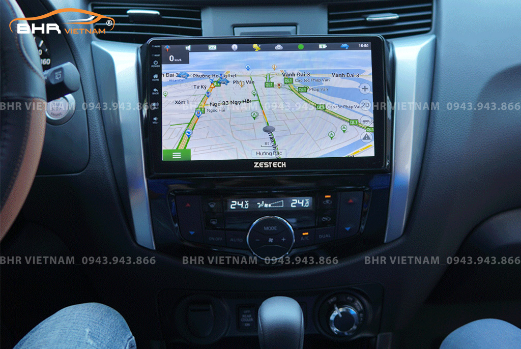 Bản đồ chỉ đường thông minh: Vietmap, Navitel, Googlemap trên Zestech Z800 Pro Nissan Navara 2021 - nay