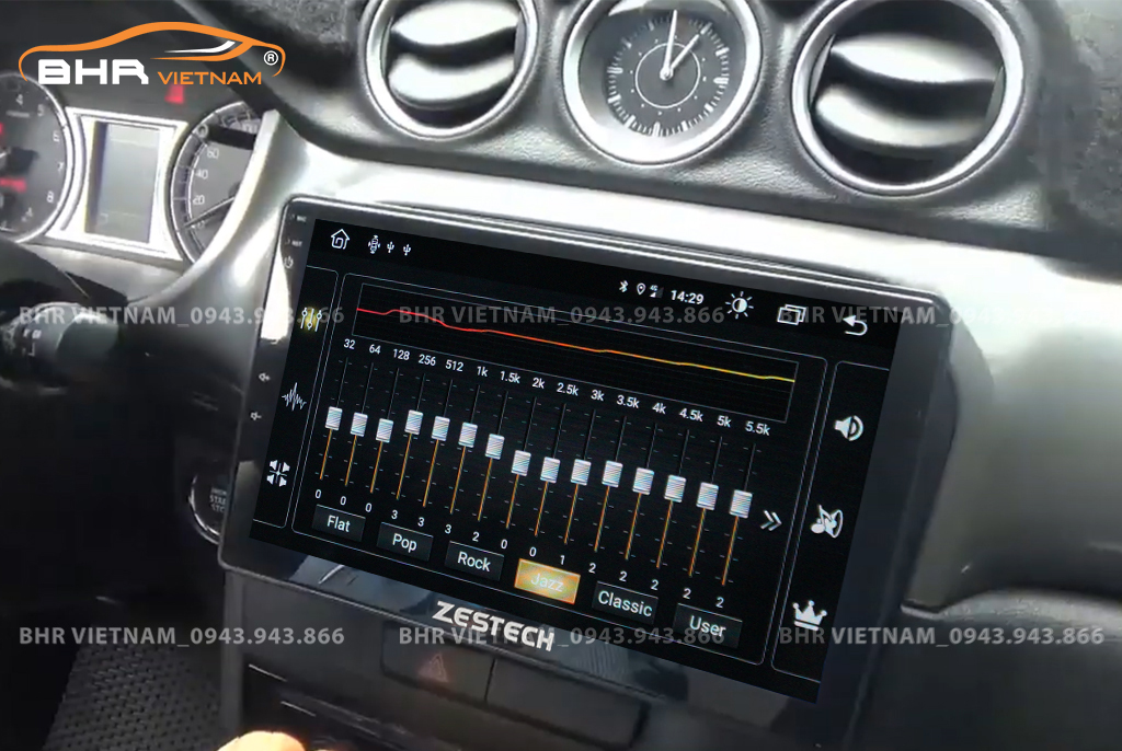Trải nghiệm âm thanh DSP 16 kênh trên màn hình Zestech Z800 Pro Suzuki Vitara 2015 - nay