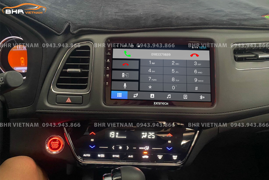 Kết nối điện thoại trên màn hình Zestech Z800+ Honda HRV 2018 - nay