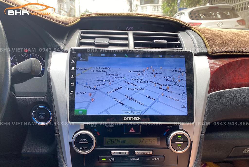 Bản đồ chỉ đường thông minh: Vietmap, Navitel, Googlemap trên Zestech Z800+ Toyota Camry 2012 - 2018
