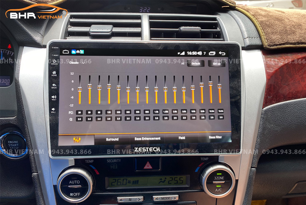 Trải nghiệm âm thanh DSP 8 kênh trên màn hình Zestech Z800+ Toyota Camry 2012 - 2018