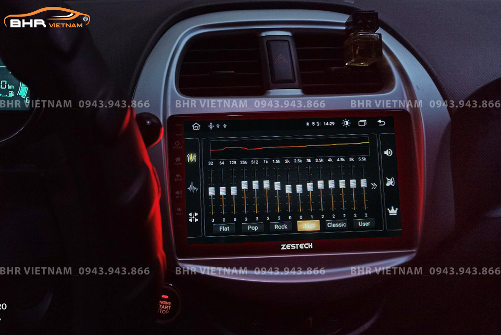 Trải nghiệm âm thanh DSP 8 kênh trên màn hình Zestech Z800 New Chevrolet Spark 2018 - nay