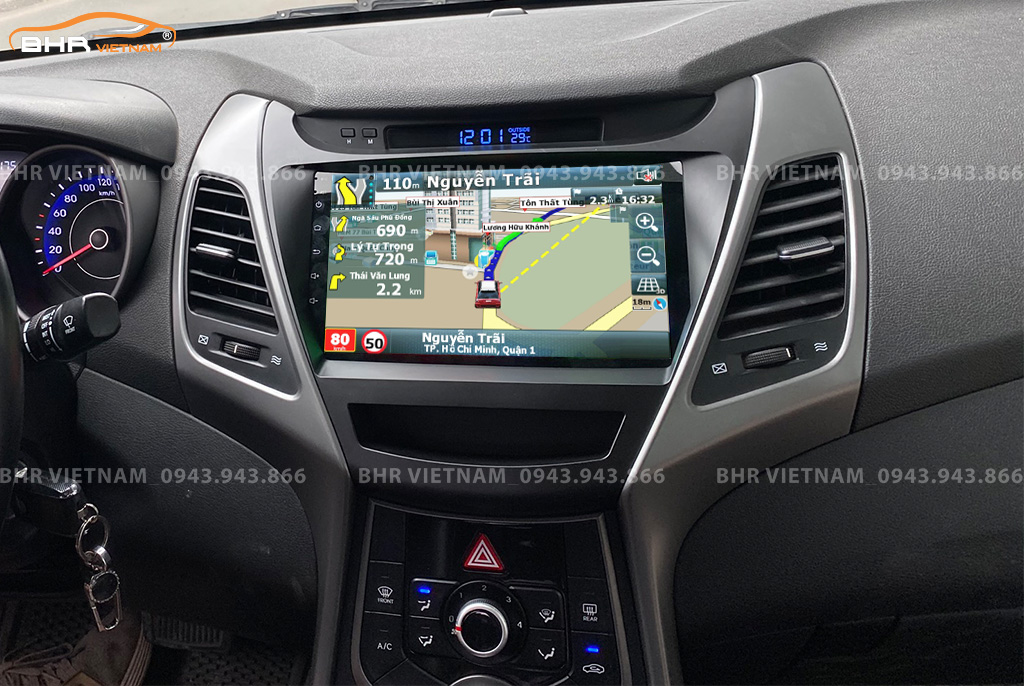 Bản đồ chỉ đường thông minh: Vietmap, Navitel, Googlemap trên Zestech Z800 New Hyundai Elantra 2011 - 2015
