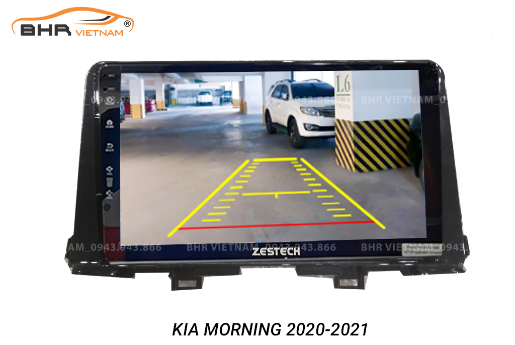  Màn hình DVD Zestech Z800 New Kia Morning 2021 - nay tích hợp camera lùi