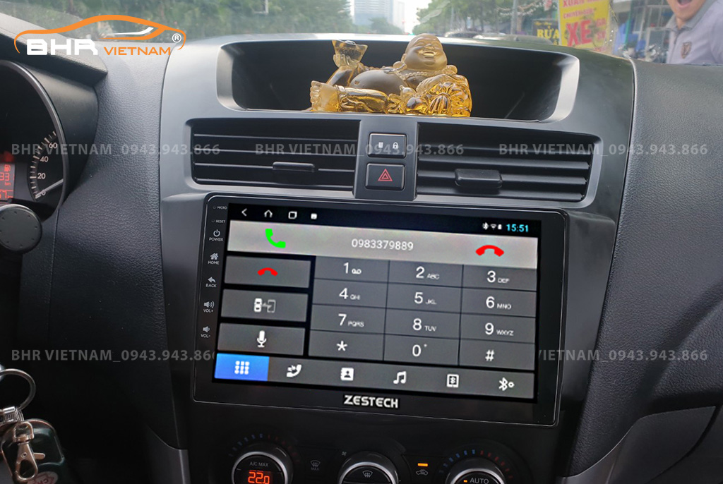 Kết nối điện thoại trên màn hình Zestech Z800 New Mazda BT50 2013 - nay