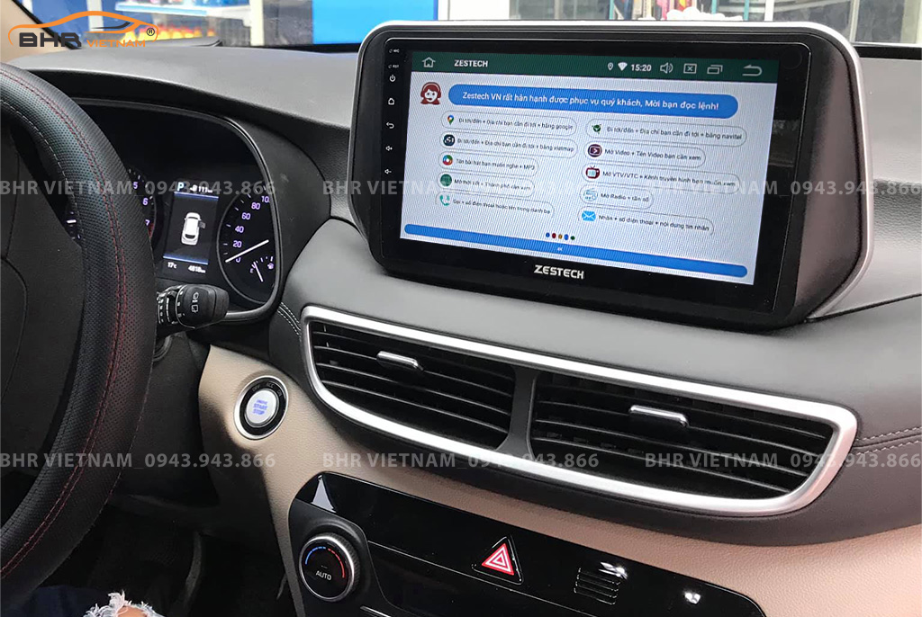 Điều khiển bằng giọng nói thông minh màn hình Zestech Z800 Pro+ Hyundai Tucson 2019 - nay