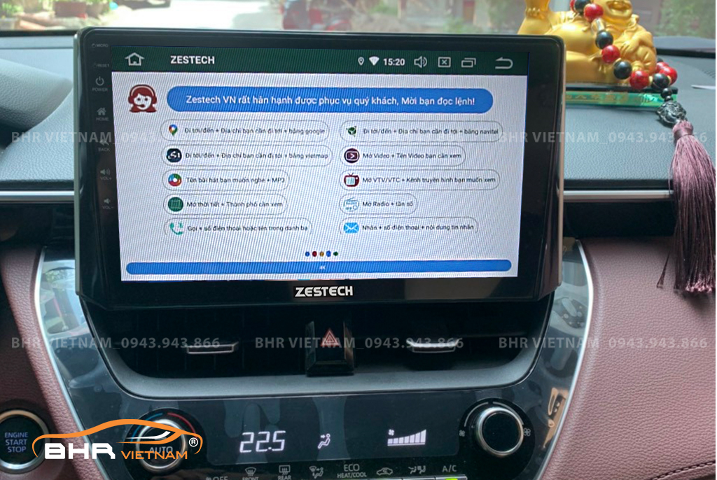 Điều khiển bằng giọng nói thông minh màn hình Zestech Z800 Pro+ Toyota Corolla Cross 2020 - nay