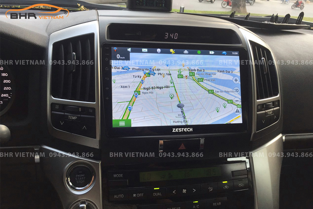 Bản đồ chỉ đường thông minh: Vietmap, Navitel, Googlemap trên Zestech Z800 Pro+ Toyota Land Cruiser 2008 - 2015