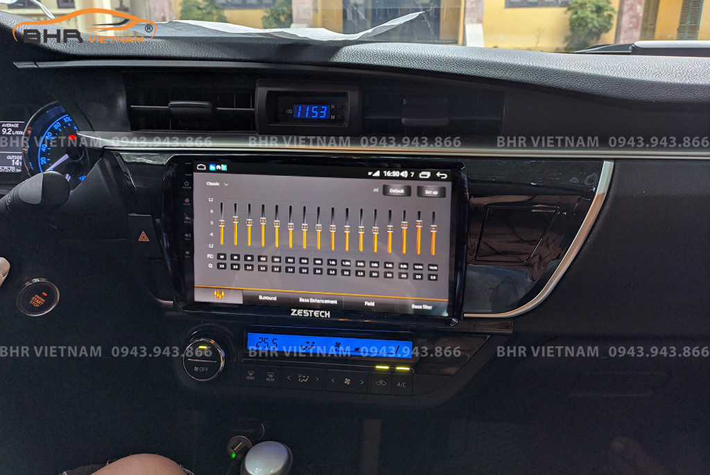 Trải nghiệm âm thanh DSP 16 kênh trên màn hình Zestech Z900 Toyota Altis 2014 - 2017