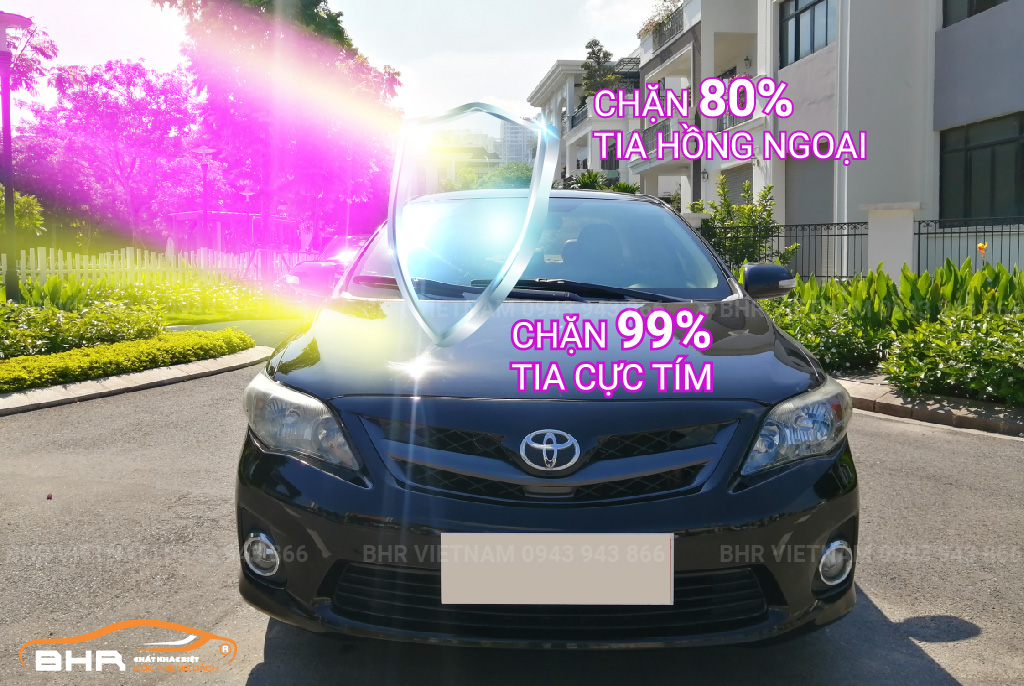 Ưu điểm vượt trội khi dán phim cách nhiệt Classis cho Toyota Altis