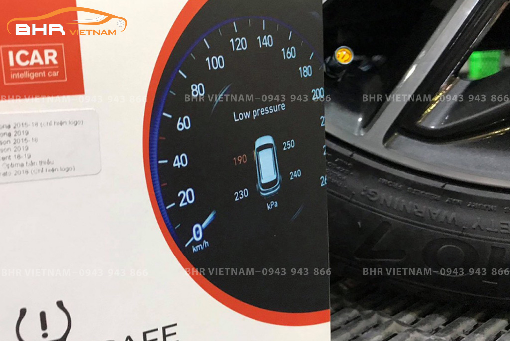 Cảm biến áp suất lốp icar cho xe Hyundai Tucson