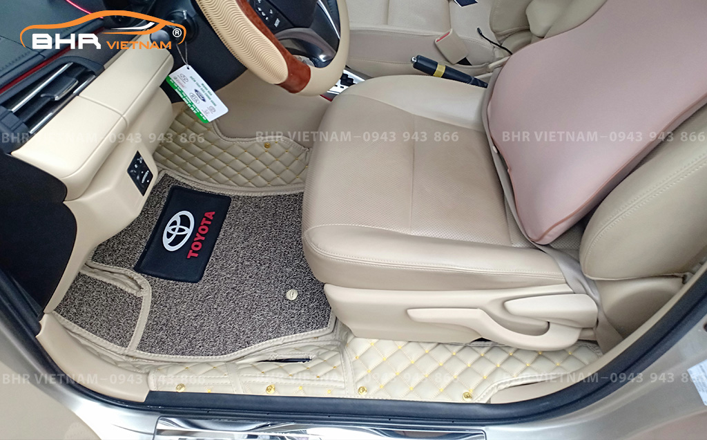 Thảm lót sàn ô tô 5D 6D cho xe Toyota Vios
